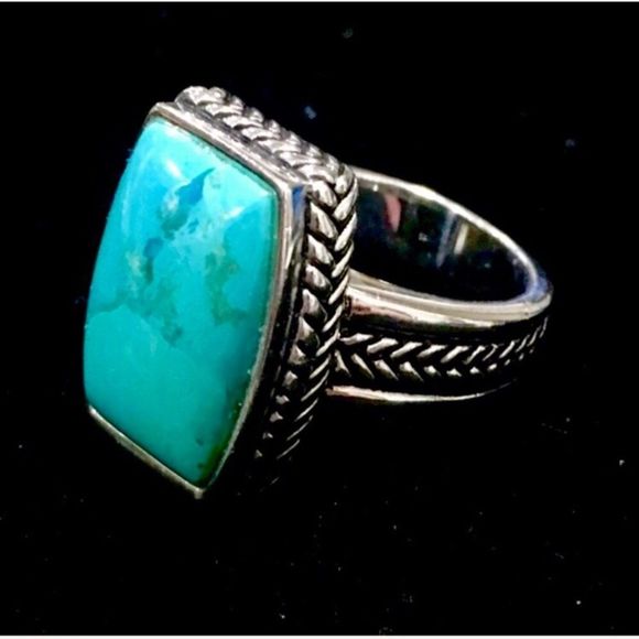 BARSE Turquoise Sterling Silver 925 Ring Sz 6 NWOT - Picture 4 of 9